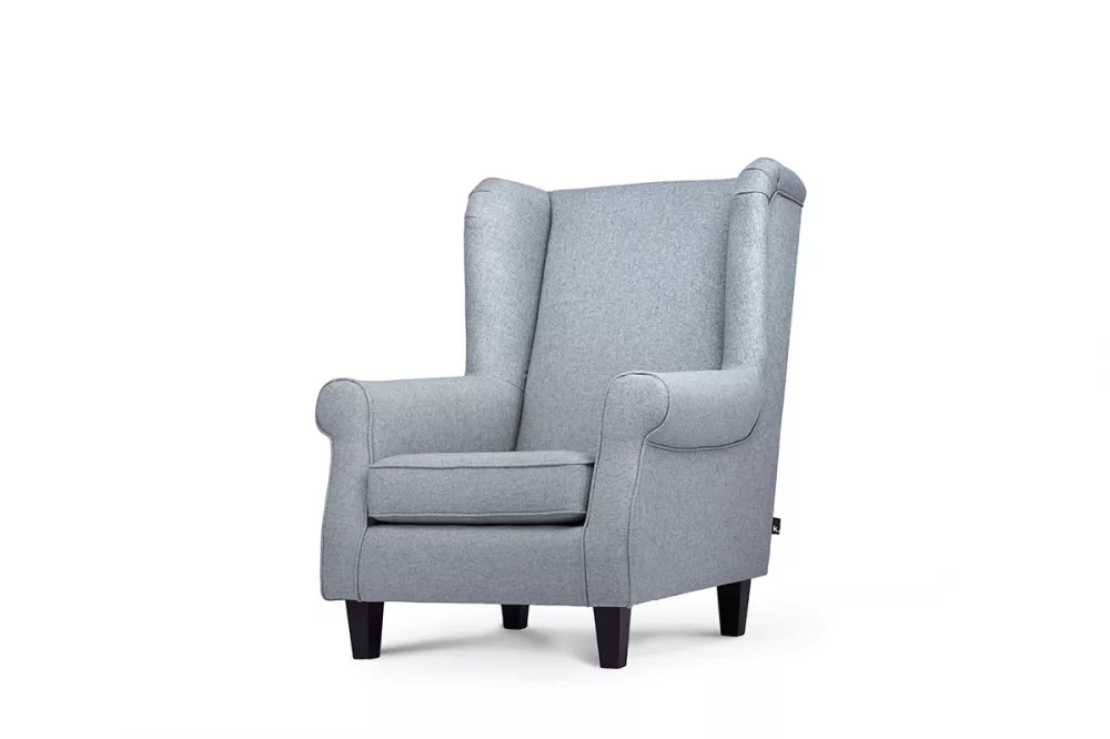 Mīksts krēsls Miles Black Standard Sēdvietas dziļums: 56 cm, · Piparmētru · 82 × 97 × 105 cm