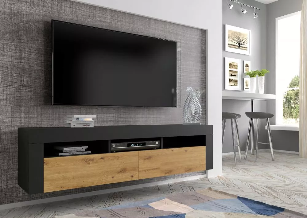 TV tumba Moreno · 160 × 34.6 × 43 cm