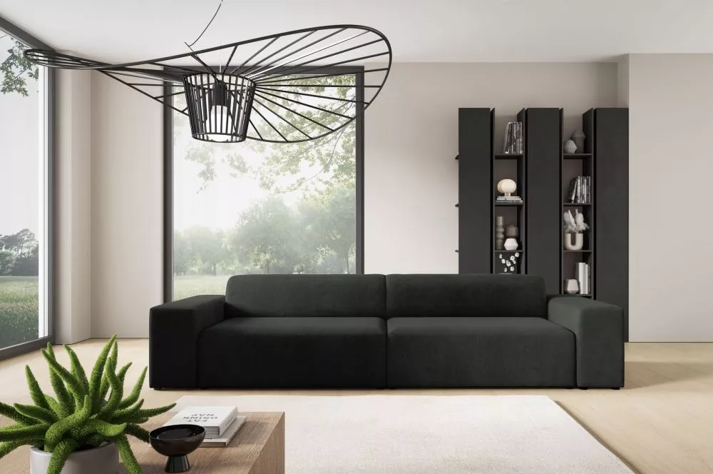Dīvāns Modullo 2S Premium Standard · Antracīts · 104 × 296 × 70 cm