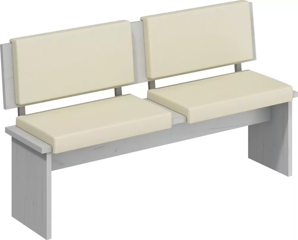 Krēsls Bond BON 01 balts ozols · Bēšs · 150 × 43 × 83 cm