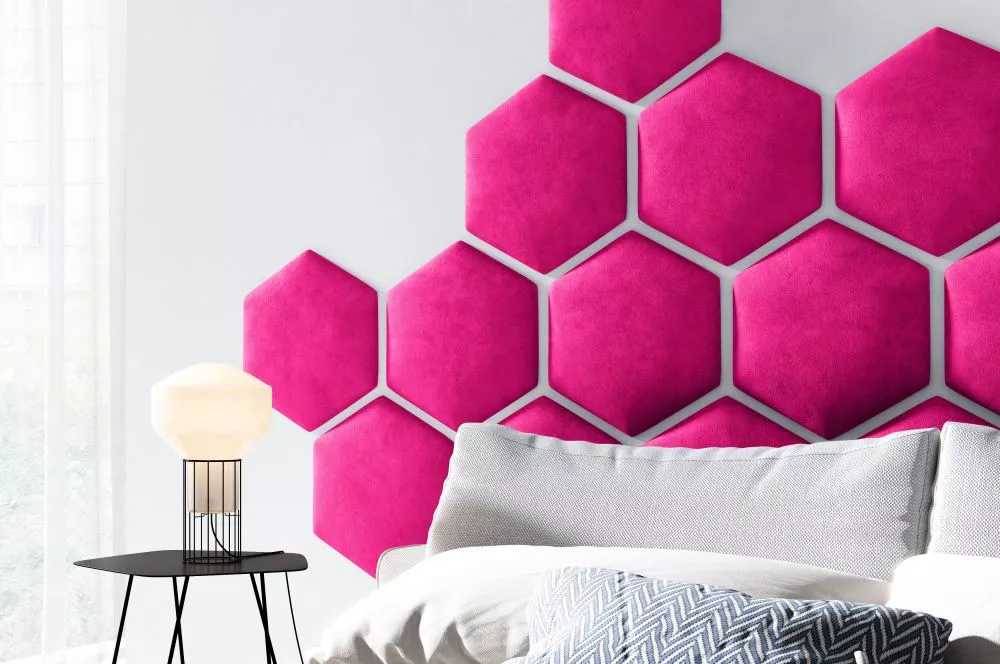 Panelis Wall Honey 5 cm · Rozā · 40.5 × 35.3 cm