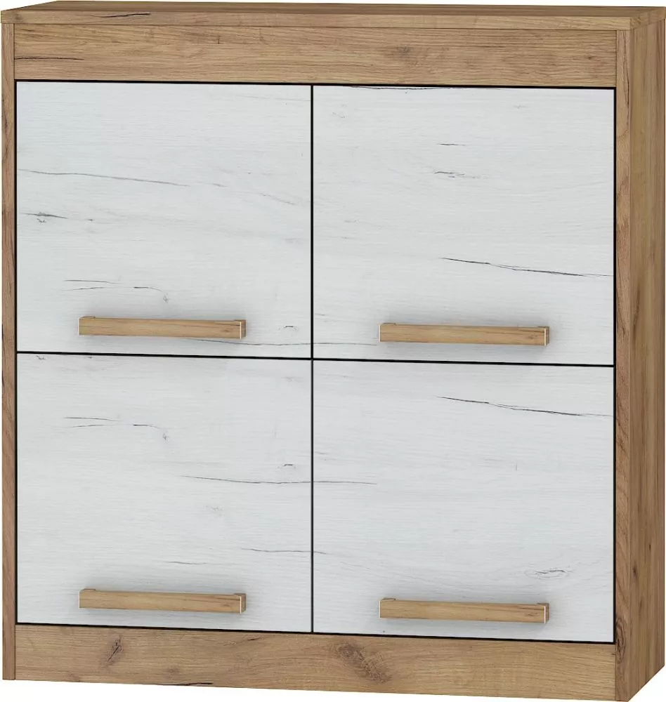 Plaukts Maximus MXS 41 · Zelts ozols + balts ozols · 80 × 84.3 × 28.1 cm
