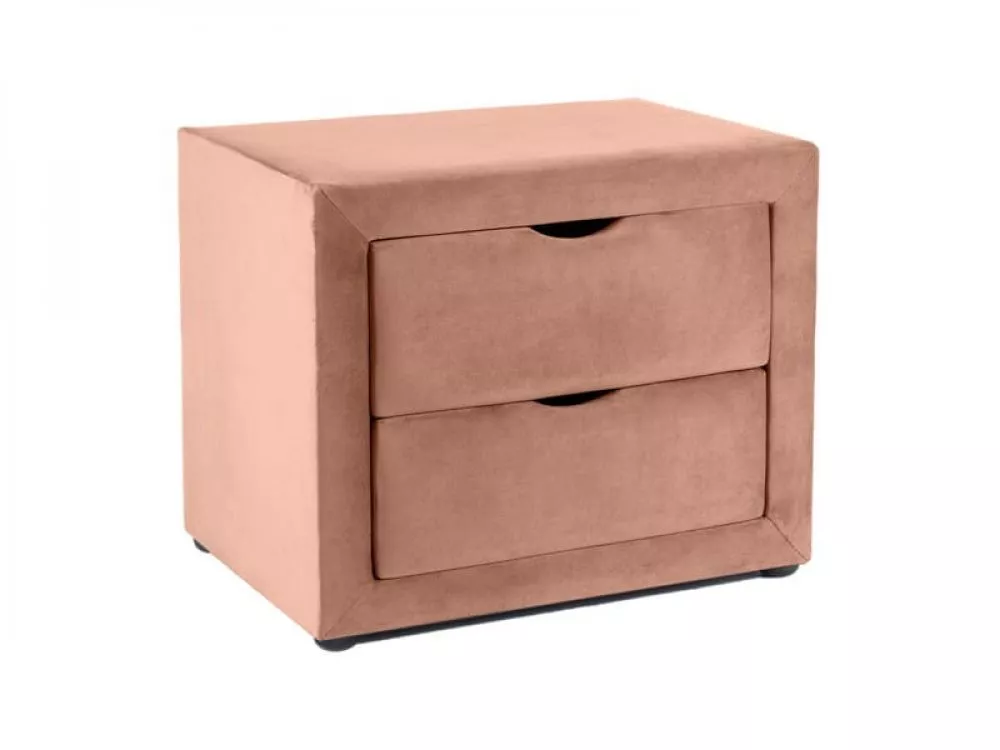 Naktsgaldiņš ET-002 Velvet · Rozā · 50 × 35 × 42 cm