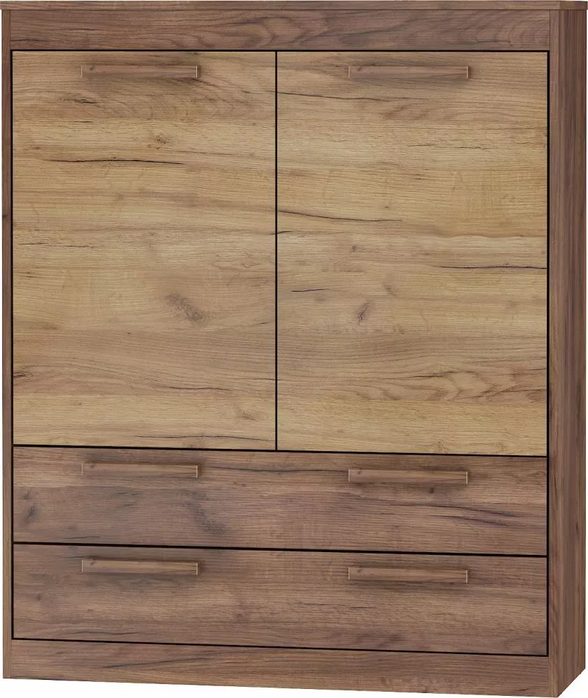 Plaukts Maximus MXS 26 · Tobaco ozolos + zelta ozols · 100 × 120.8 × 33.4 cm