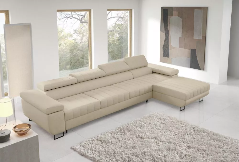 Dīvāns Horizonte Mini XL standard · Krēms · 200 × 335 × 87 cm
