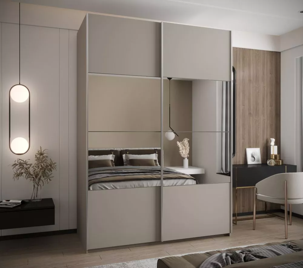 Skapis Lux 4 · Kašmira · 180 × 61 × 245.5 cm
