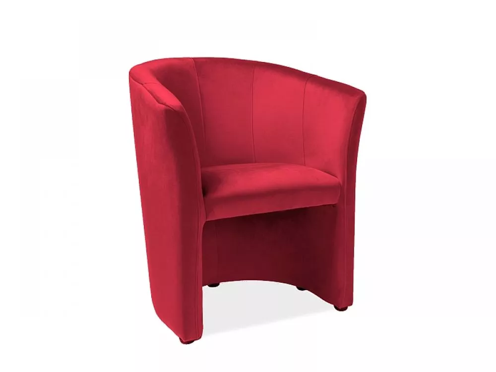 Krēsls TM - 1 Velvet · Sarkans · 76 × 67 × 60 cm