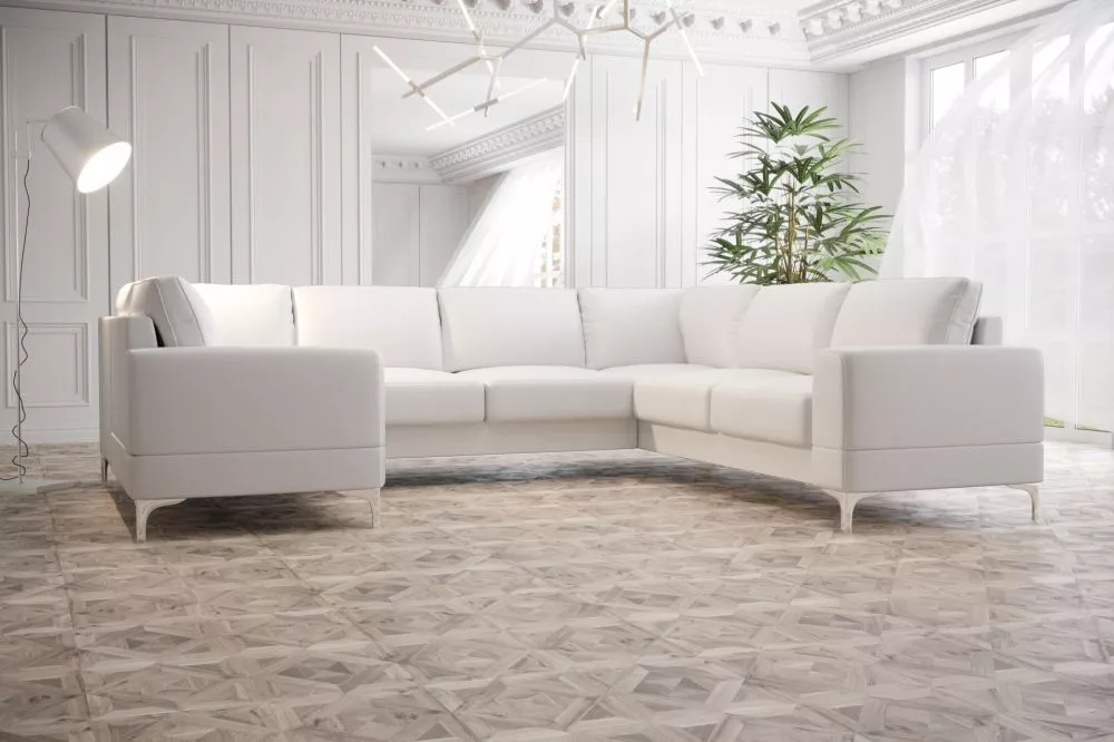 Dīvāns Aria Max 3 Standard · Balts · 250 × 315 × 89 cm