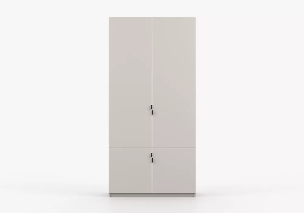 Grāmatu skapis Mezzo 4D · Kašmira · 100 × 50 × 200 cm