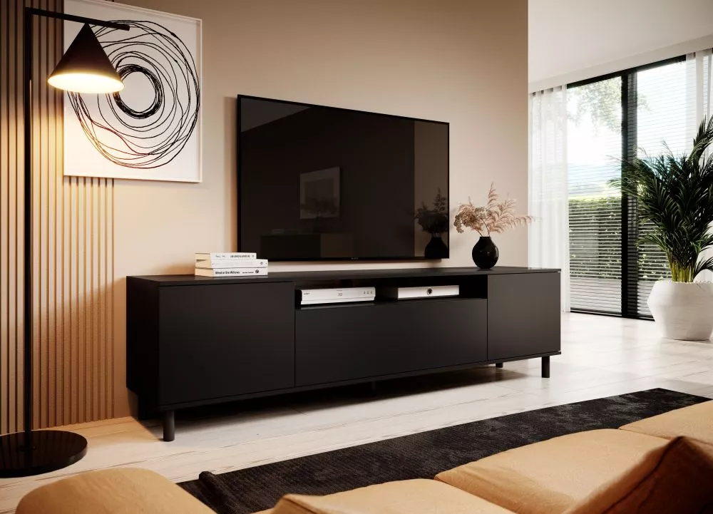 TV tumba Logan RTV Lux ar LED · 180 × 40 × 54 cm