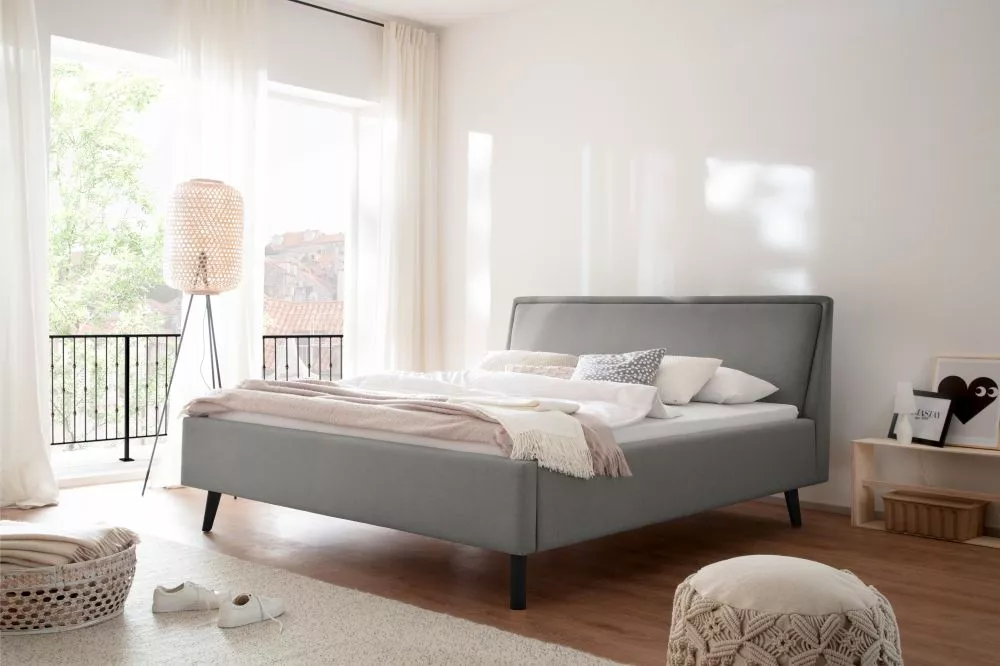 Gulta Frieda Black Standard ar stelāžu Guļamvietas platums: 160 cm, Guļamvietas garums: 200 cm, stelāžas tips: koka, · G