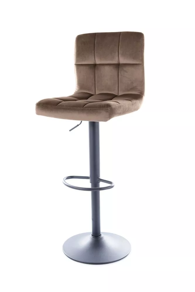 Krēsls C-105 Velvet Auduma numurs: Bluvel 40, Sēdvietas maksimālais augstums: 88 cm, Maksimālais augstums: 117 cm, · Tum