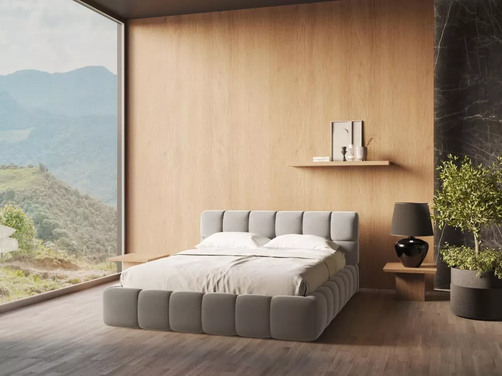 Gulta Nalu Premium Standard ar stelāžu Guļamvietas platums: 140 cm, Guļamvietas garums: 200 cm, stelāžas tips: metāla, ·