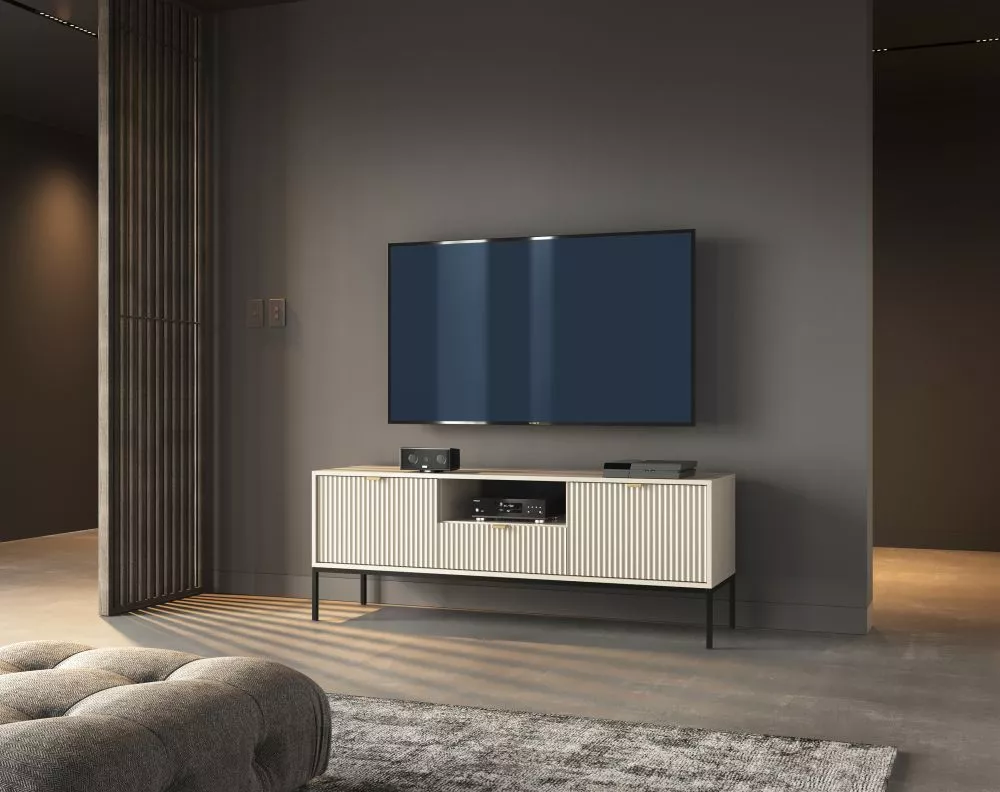TV tumba Nova RTV-154 · Gaiši bēšs · 154 × 39 × 56 cm