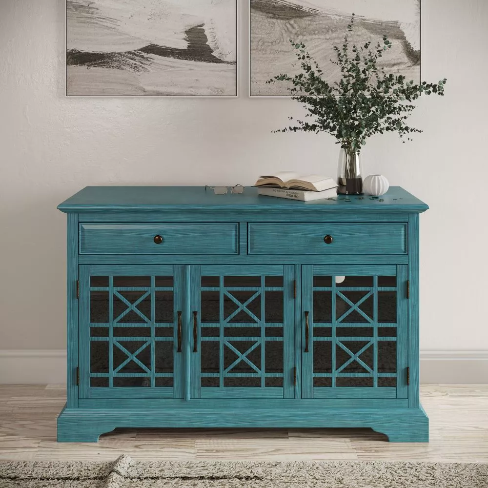 Kumode Avola AV175-50 · Tirkīzs · 127 × 49 × 82 cm
