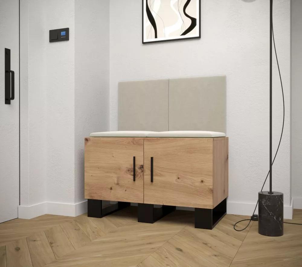 Apavu skapis Artin 19 Korpusa krāsa: ozols artisan, · 84 × 45.6 × 95 cm