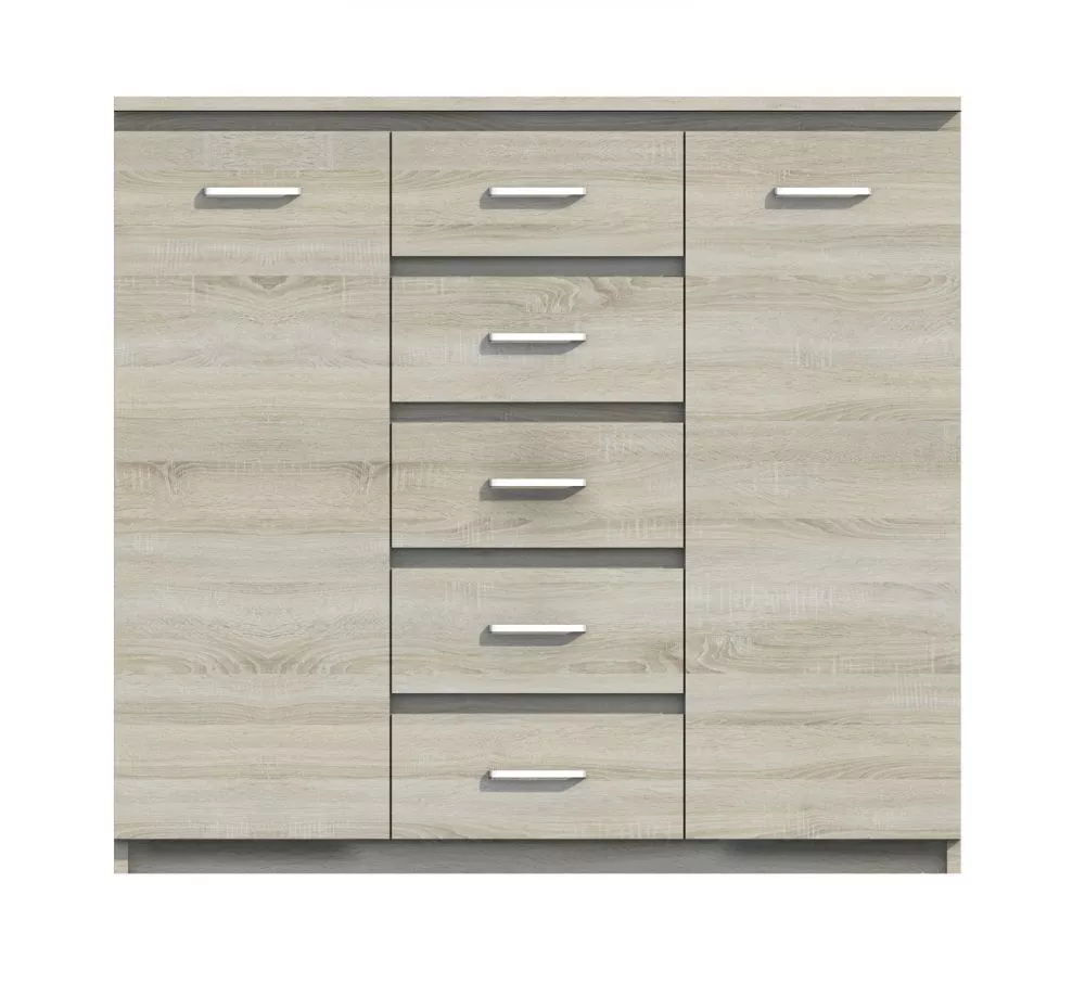Kumode Feniks F-K7 · Ozols sonoma · 122 × 40 × 112 cm