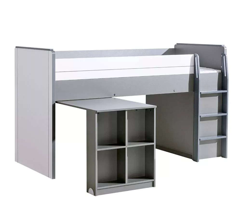 Bērnu gulta Gumi G15 ar stelāžu Guļamvietas platums: 90 cm, Guļamvietas garums: 200 cm, · 104 × 208 × 131 cm