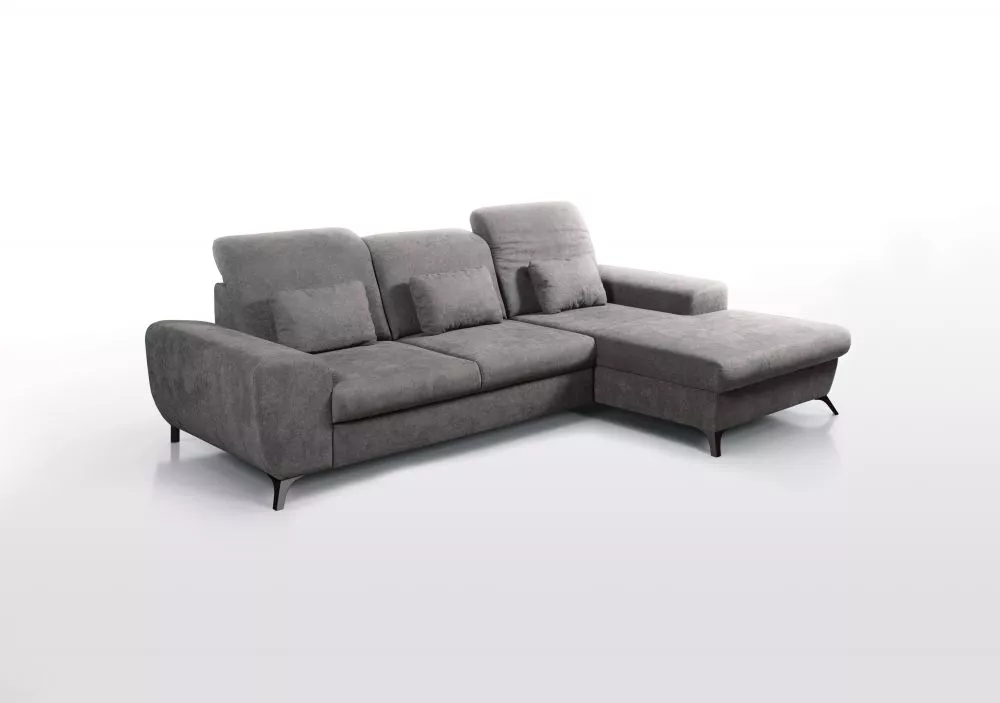 Dīvāns Alta standard · Pelēks · 172 × 279 × 85.5 cm