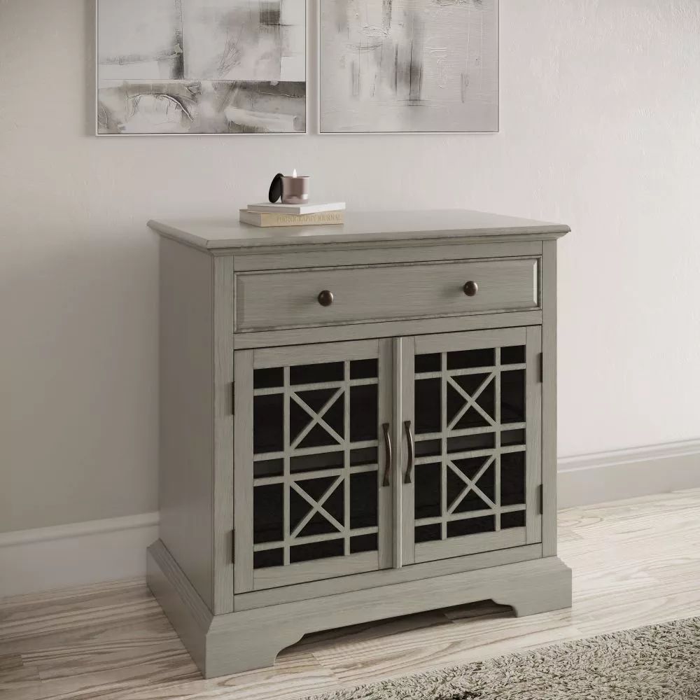 Kumode Avola AV375-32 · Gaiši pelēks · 82 × 38 × 82 cm