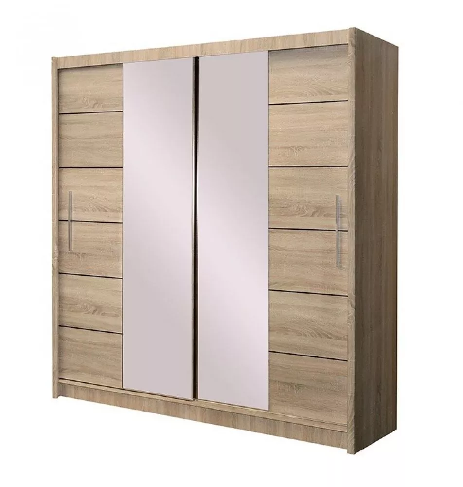 Skapis Lizbona Classic 2 · Sonoma · 203 × 61 × 215 cm