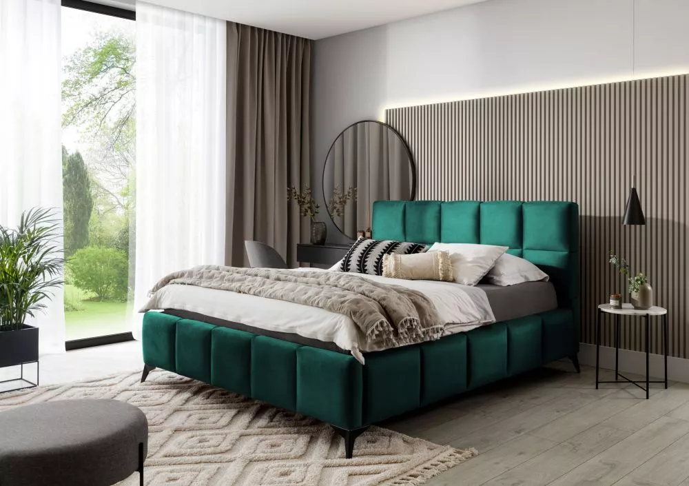 Gulta Mist Premium Standard ar stelāžu Guļamvietas platums: 160 cm, Guļamvietas garums: 200 cm, stelāžas tips: metāla, ·
