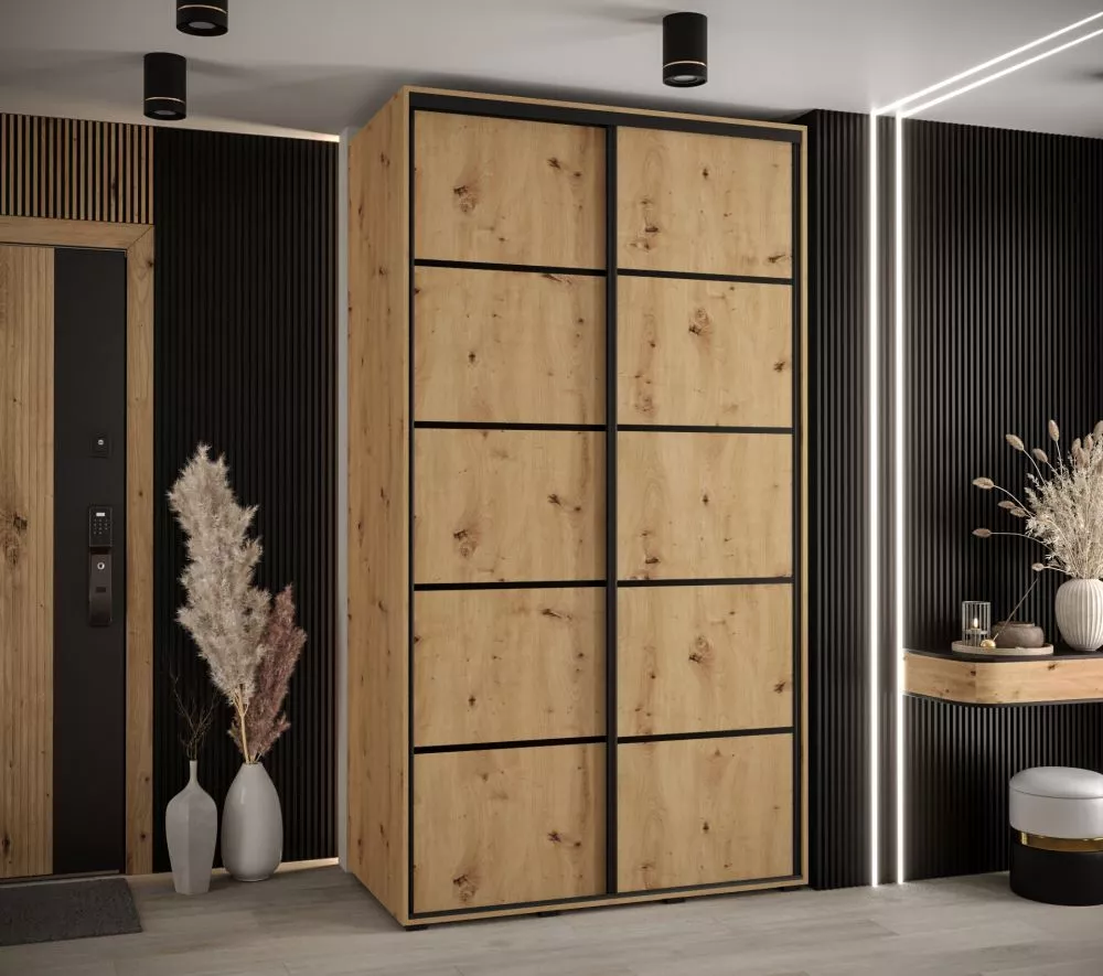 Skapis Cannes 4 · Ozols artisan · 140 × 60 × 205.2 cm