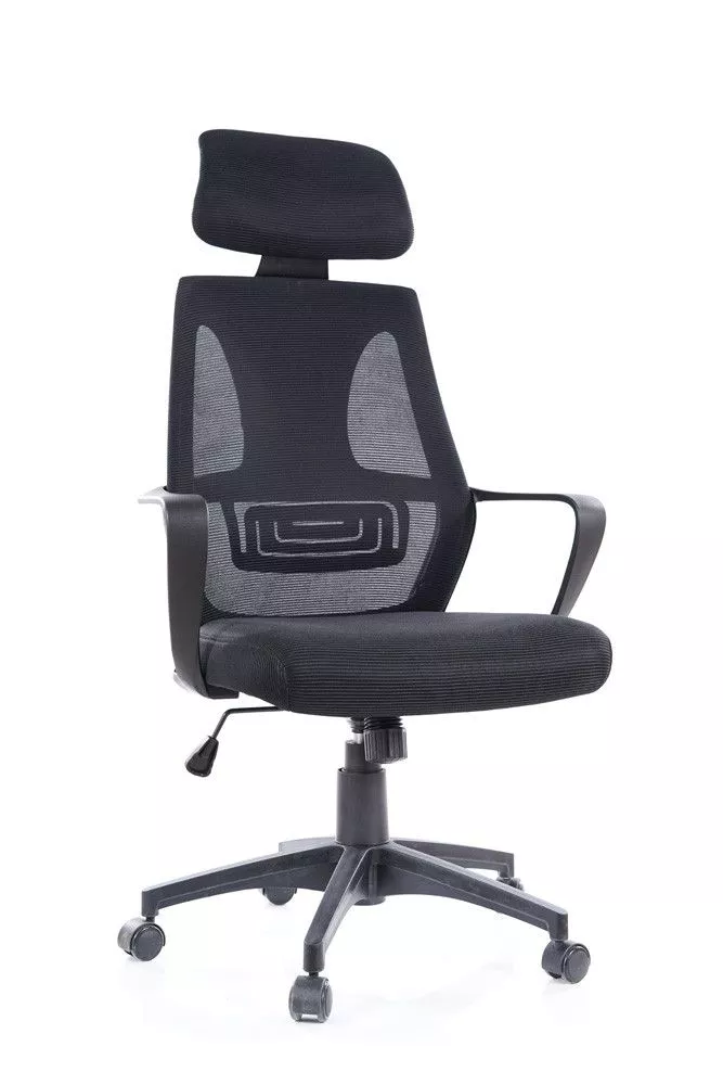 Datorkrēsls Q-935 · Melns · 62 × 50 × 114 cm
