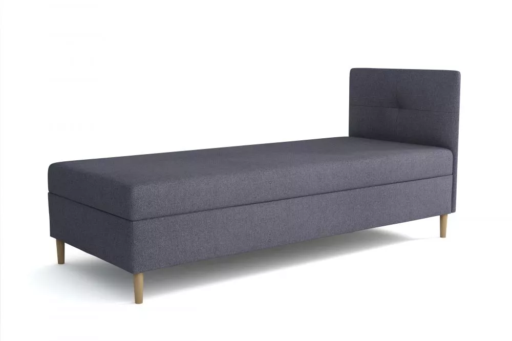 Dīvāns Enzo Classic standard Atvēršanas puse: labā, · Tumši pelēks · 82 × 204 × 112 cm