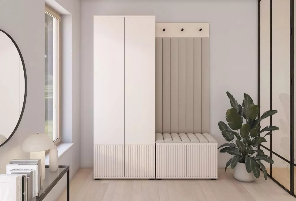 Apavu plaukts Rayo 1 Trinity Korpusa krāsa: kašmīra, · 140 × 185 × 40 cm