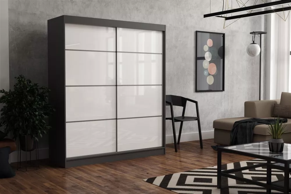 Skapis July Lacobel · 180 × 60 × 215 cm