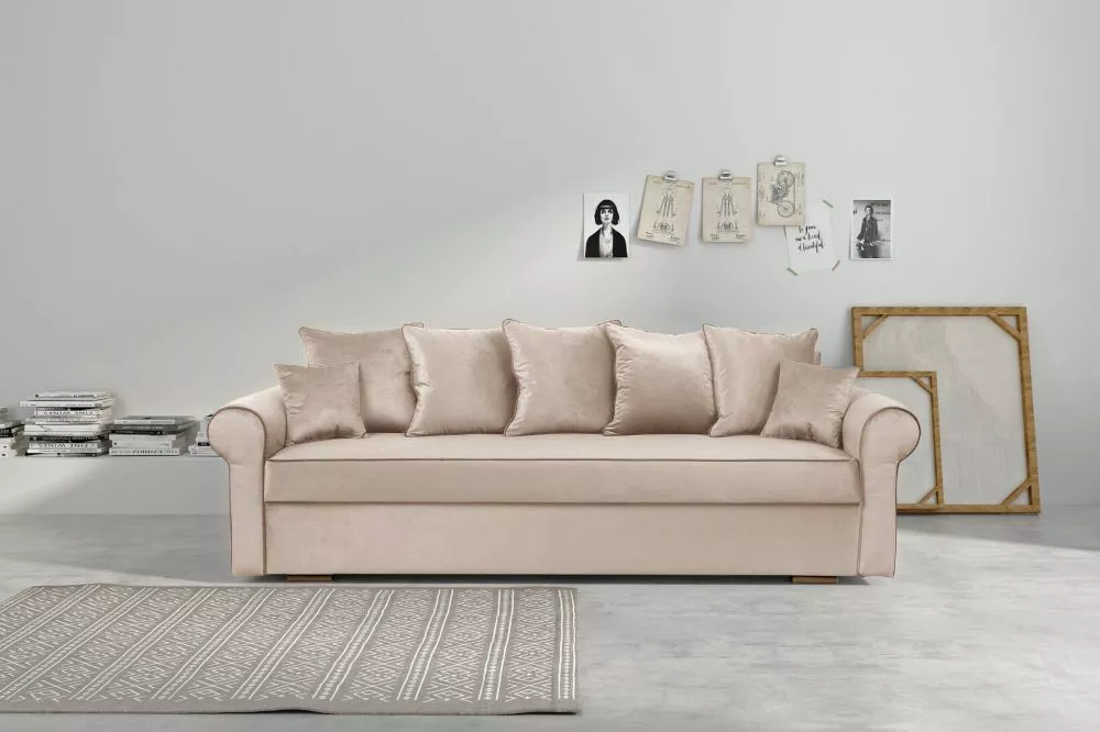 Dīvāns Madera Comfort standard · Gaiši bēšs · 87 × 237 × 100 cm