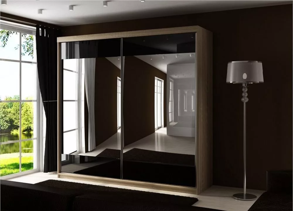 Skapis Top 32 ar LED · Ozols sonoma · 200 × 62 × 200 cm