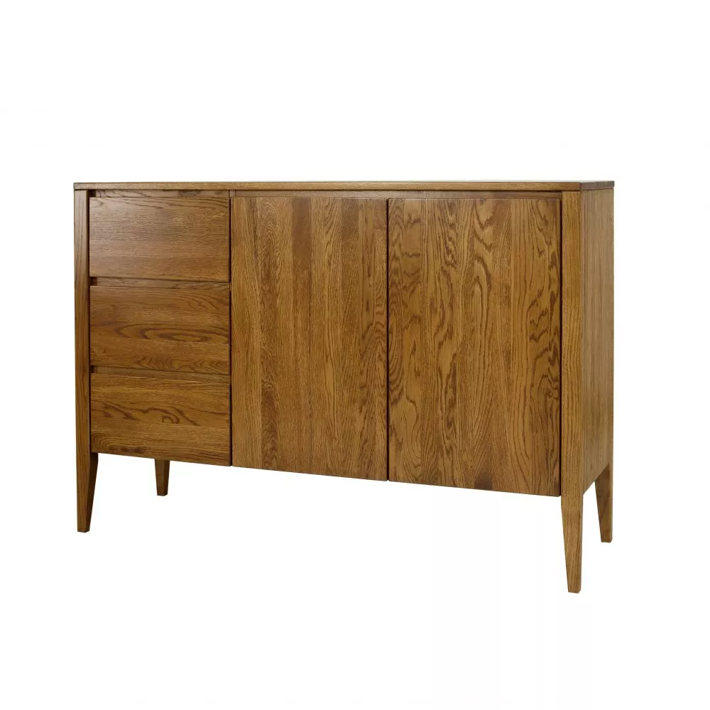 Kumode KD 318/9 · Tumšais ozols · 137 × 43 × 95 cm