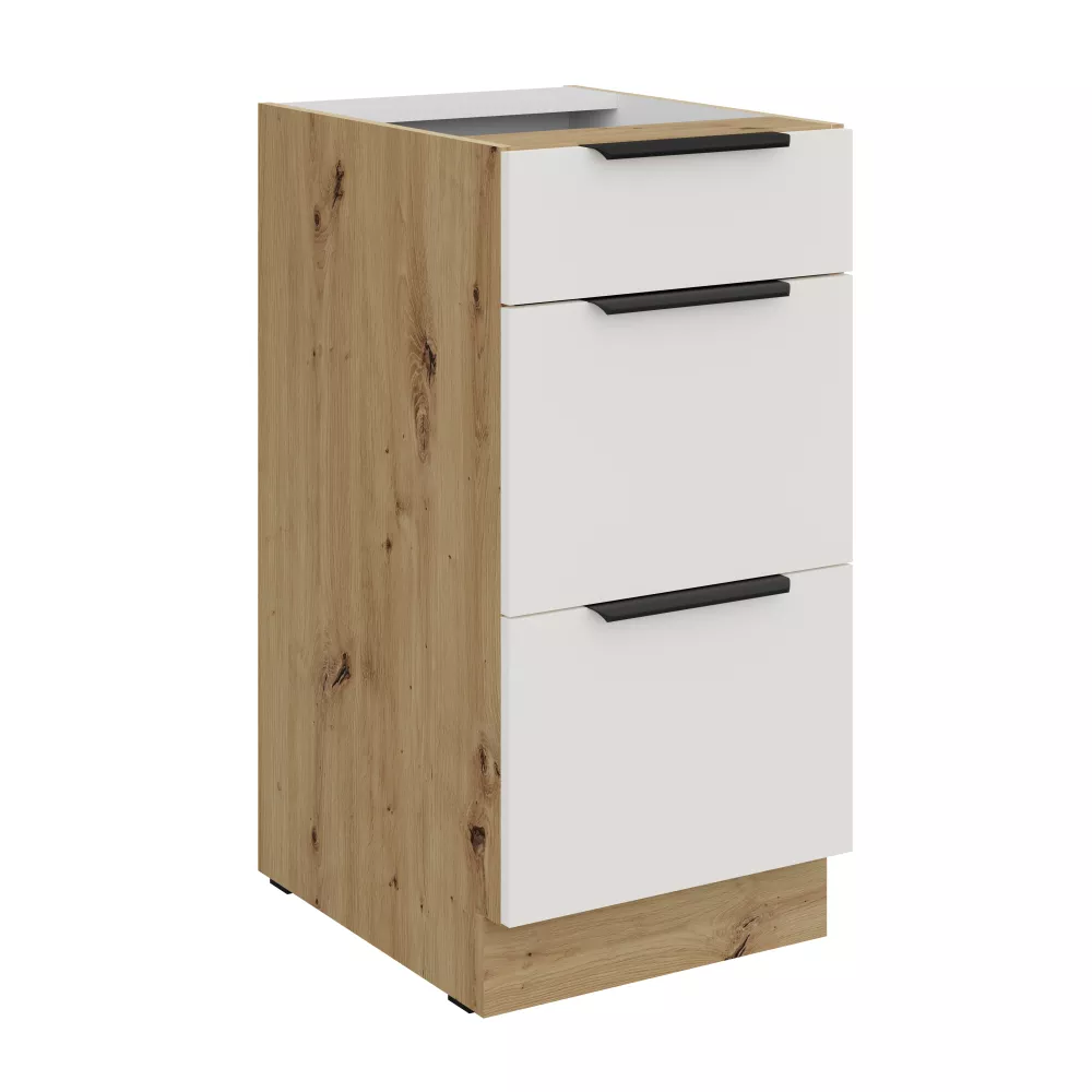 Virtuves skapis Aria White 40 D 3S BB