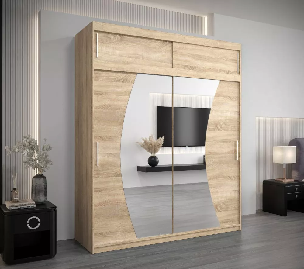 Skapis Wave Dream Premium · Sonoma · 200 × 62 × 240 cm