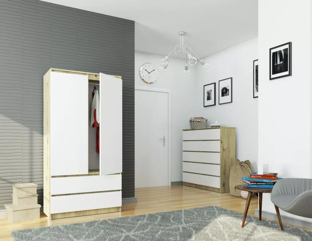 Skapis S902D2SZ · 90 × 51 × 180 cm