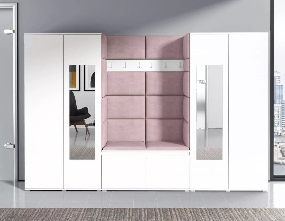 Apavu plaukts Emi 10 Trinity Korpusa krāsa: balts, · 280 × 185 × 40 cm