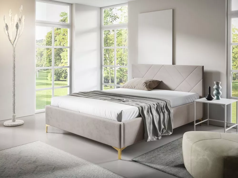 Gulta PK30 Basic ar stelāžu Guļamvietas platums: 120 cm, Guļamvietas garums: 200 cm, stelāžas tips: koka, · Krēma · 128 