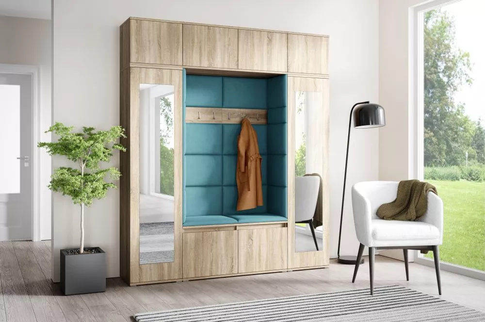 Apavu plaukts Emi 32 Trinity Korpusa krāsa: sonoma, · 190 × 225 × 40 cm
