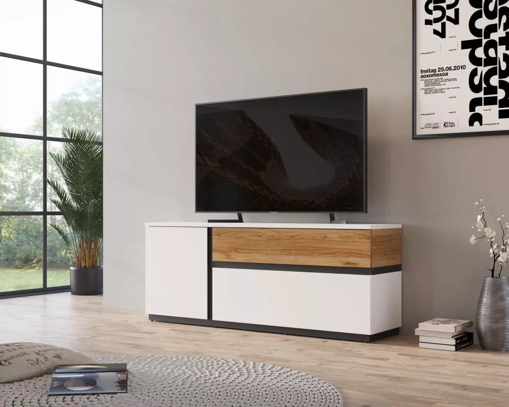 TV tumba Duke F01 · 160.2 × 40 × 63.4 cm