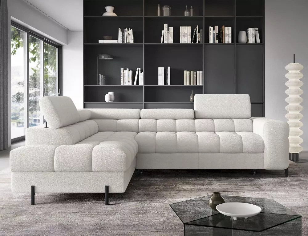 Dīvāns Ferucce Premium Standard · Balts · 200 × 276 × 72 cm