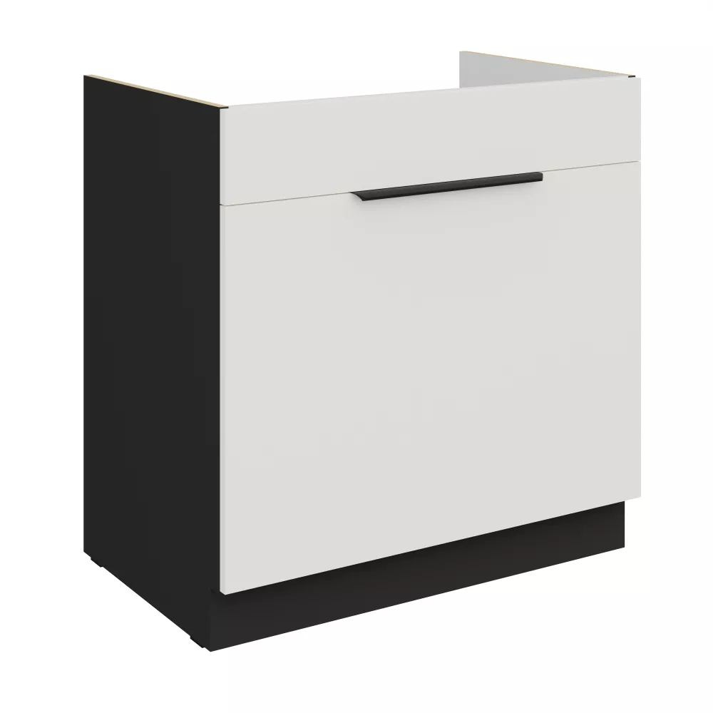 Virtuves skapis Aria White 80 ZL 1S BB