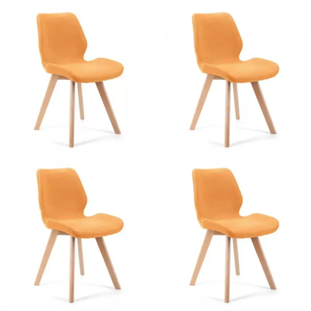 Krēsls Sweet SJ.0159 Set · Oranžs · 82.5 × 45.5 × 59 cm
