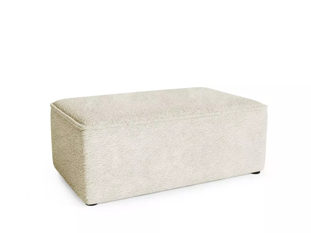 Pufs Loretto P Premium Standard Auduma numurs: Abriamo 03, · Brūni pelēks · 100 × 38 × 60 cm