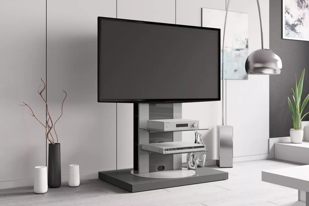 TV tumba RTV Roma 2 · Pelēks · 90 × 59 × 124.5 cm