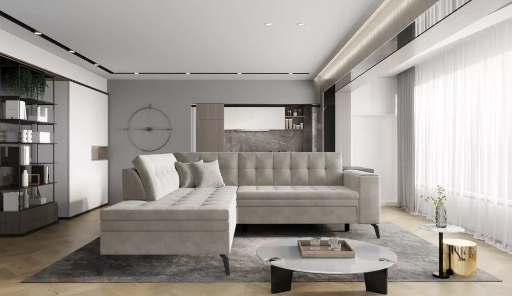 Dīvāns Lanvin Standard · Krēma · 210 × 260 × 93 cm