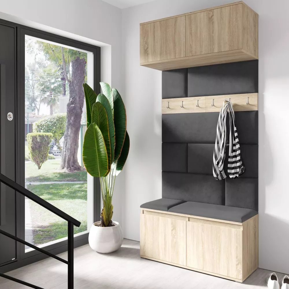 Apavu plaukts Emi 23 Trinity Korpusa krāsa: sonoma, · 100 × 225 × 40 cm
