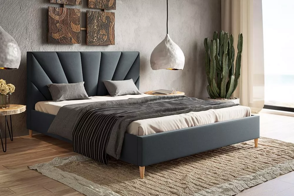 Gulta Lux 3 standard ar stelāžu Guļamvietas platums: 120 cm, Guļamvietas garums: 200 cm, stelāžas tips: koka, · Tumši pe