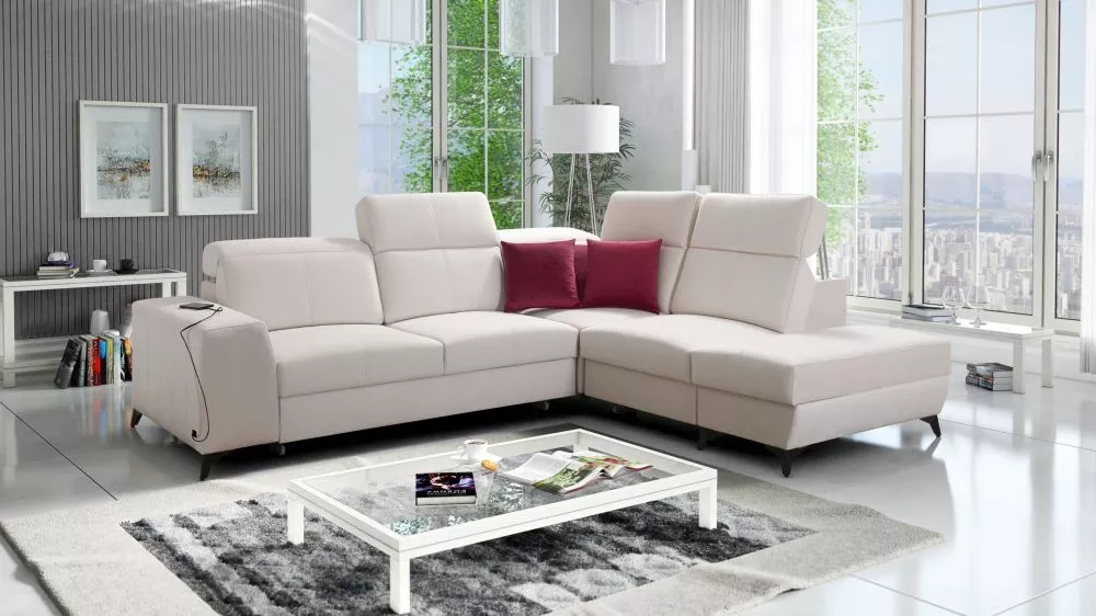 Dīvāns Belutti 7 Mix Standard · Krēma · 236 × 288 × 84 cm